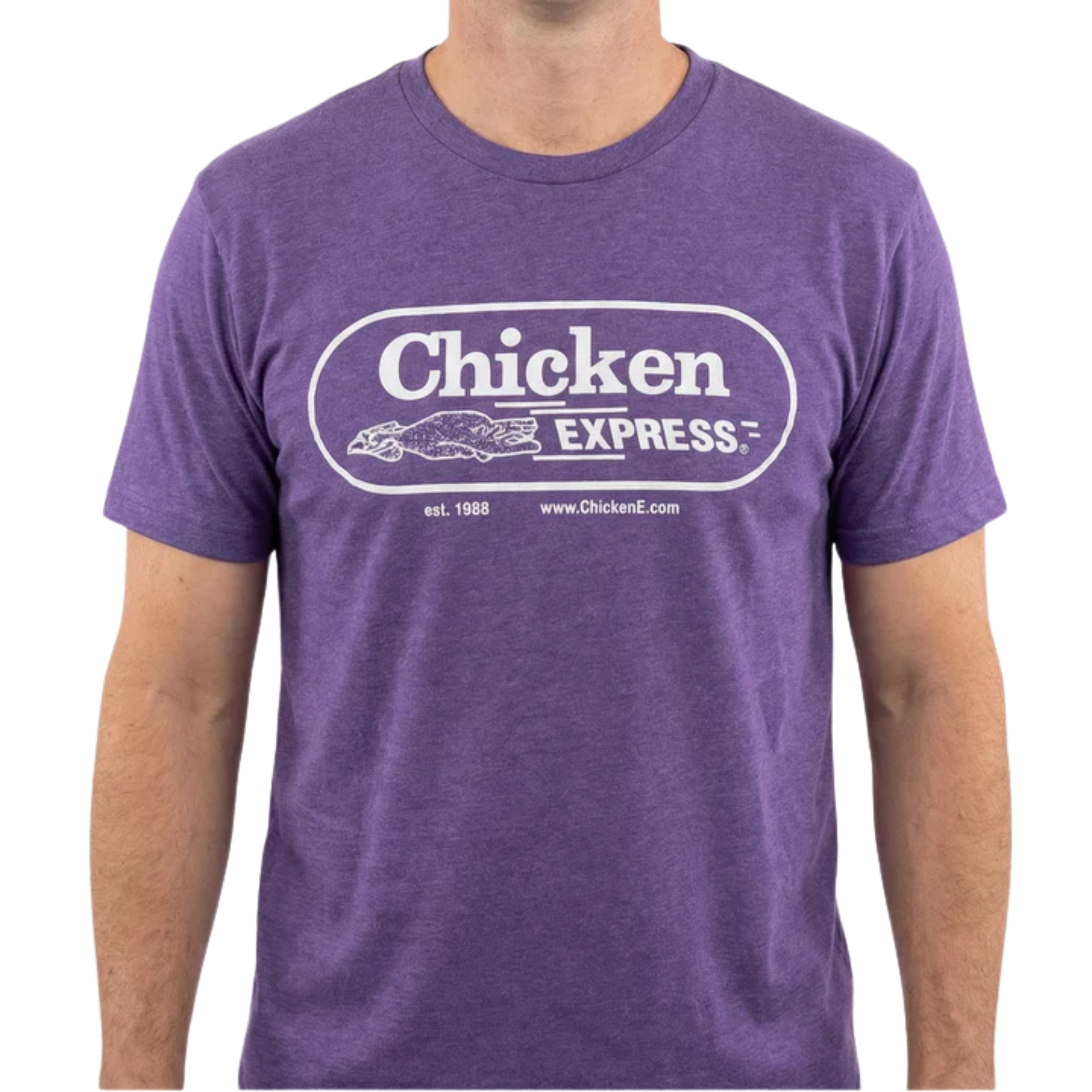 Original T Purple & White
