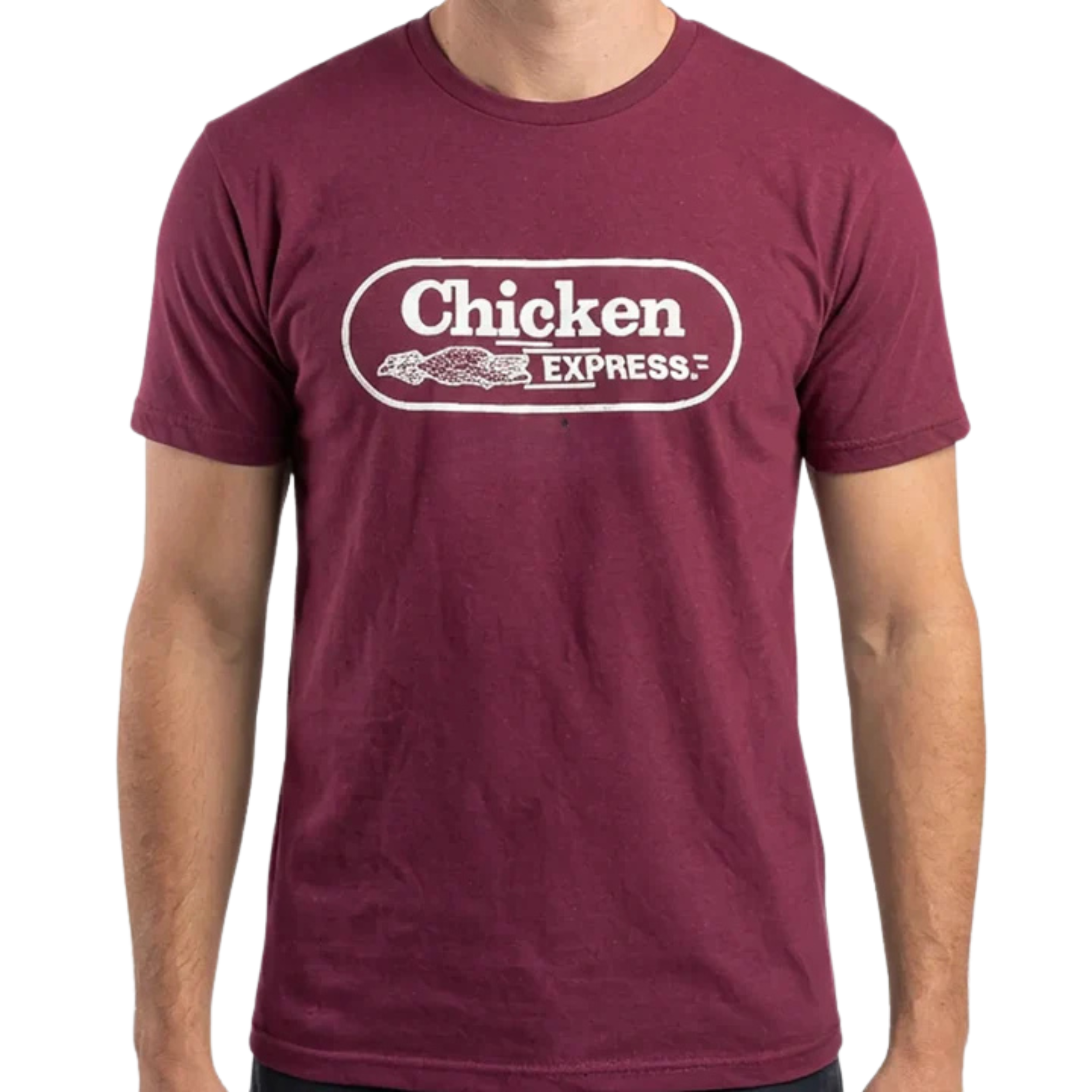 Original T Maroon/White
