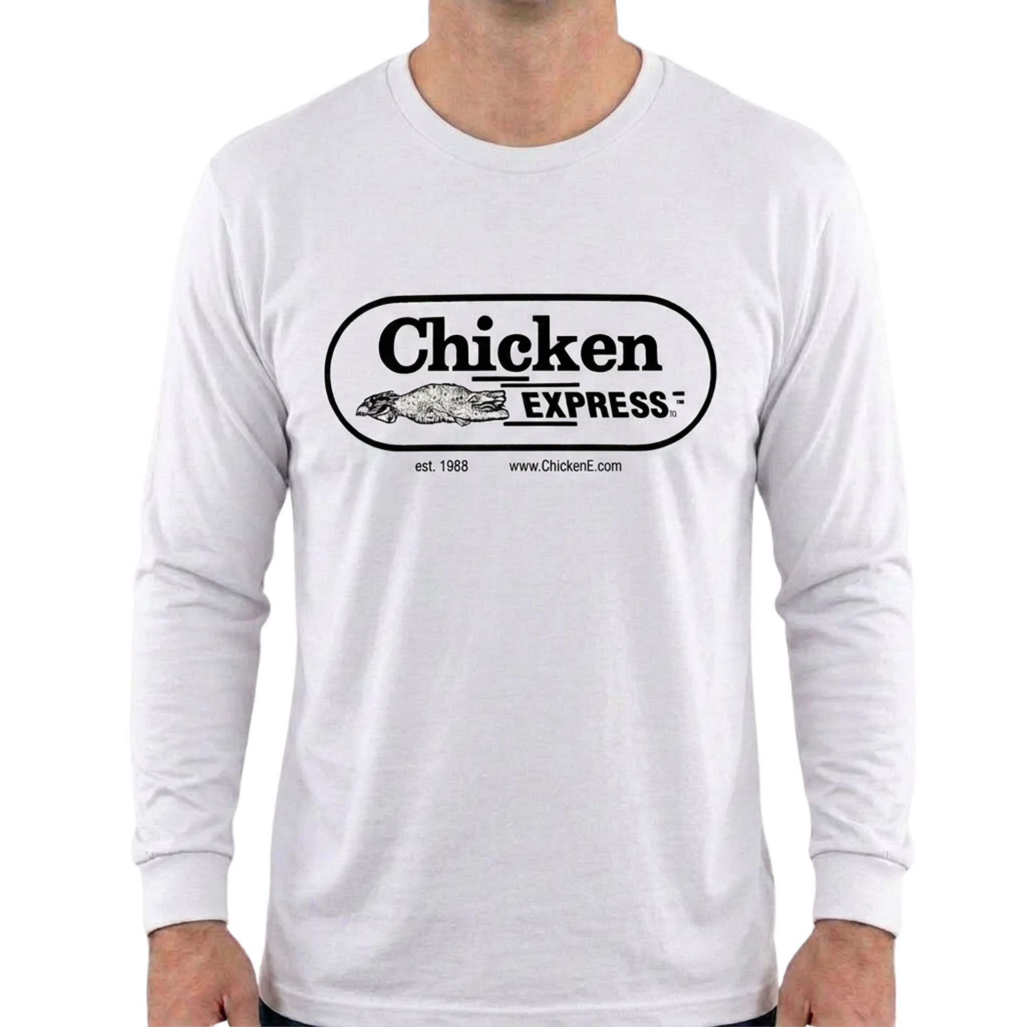 Original T Long Sleeve White & Black